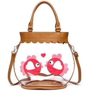 Clear Cute Fishbowl Purse Brand New!